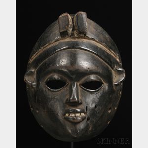 Ibibio Carved Wood Mask