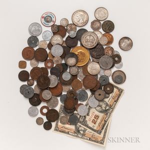 Group of Mostly World Coins