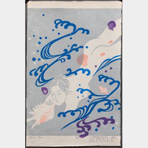Mayumi Oda (b. 1941),Silver Sea