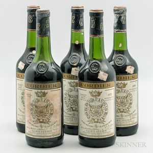 Chateau Gruaud Larose 1975, 5 bottles