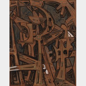 Mirko Basaldella (Italian, 1910-1969) Abstract