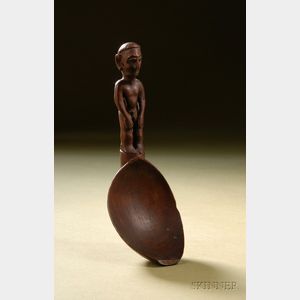 Philippine Carved Wood Spoon