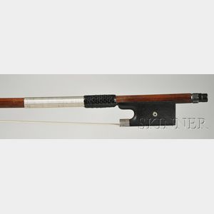 Silver Mounted Violin Bow for August Gemunder