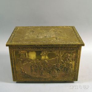 Repousse Brass-clad Tinderbox
