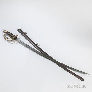 U.S. Model 1860 Light Cavalry Saber and Scabbard