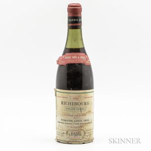 Louis Gros Richebourg 1961, 1 bottle