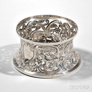 Edward VII Irish Sterling Silver Dish Ring