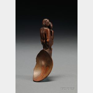 Philippine Carved Wood Spoon