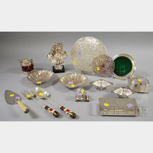 Group of Silver Plated and Sterling Table and Decorative Items