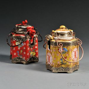 Two Porcelain Teapots