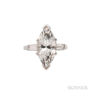 14kt White Gold and Cubic Zirconia Ring
