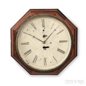 S.B. Terry Eight-day Torsion Octagon Wall Clock