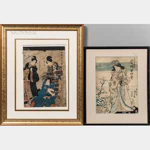 Three Ukiyo-e Woodblock Prints