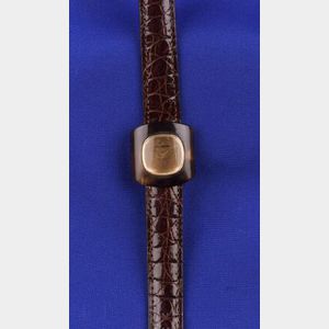 Lady&#39;s 18kt Gold and Tortoiseshell Watch