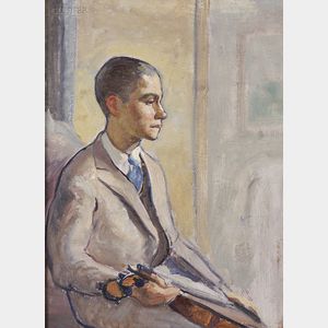 Marion Huse (American, 1896-1967) Young Man with a Violin (Antonio Battista)