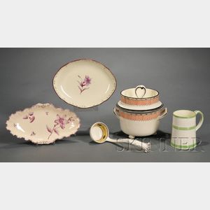 Five Wedgwood Queen's Ware Items