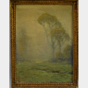 Attributed to John Clifford Huffington (American, 1864-1929) Misty Landscape