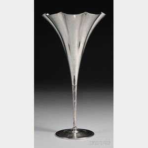 Tiffany & Co. Sterling Silver Trumpet Vase