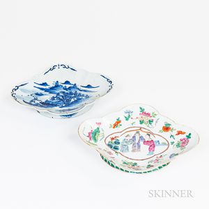 Two Chinese Footed Dishes