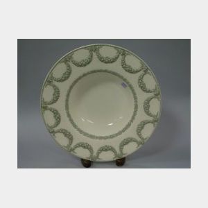 Wedgwood Embossed Queens Ware Center Bowl.