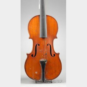 French Violin, Didier Nicolas Workshop, c. 1880