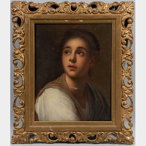 Achille Leonardi (Italian, 1800-1870),After Anton Raphael Mengs (German, 1728-1779) Portrait of the Artist's Daughter