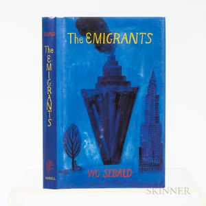 Sebald, W.G. (1944-2001),Translated by Michael Hulse The Emigrants