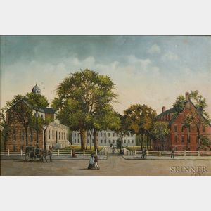 Alfred Rudolf Waud (American, 1828-1891) Harvard Square.