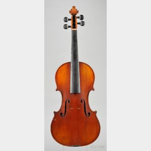 German Violin, Friedrich Christian Edler, Frankfurt, 1861