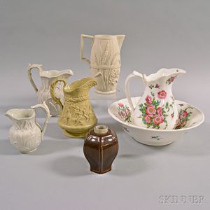 Seven Assorted Porcelain and Ceramic Items