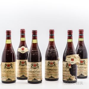 Leme Freres (Selected & Shipped by) Richebourg 1973, 6 bottles
