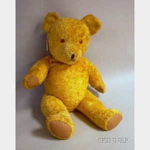 Large Gold Plush Teddy Bear