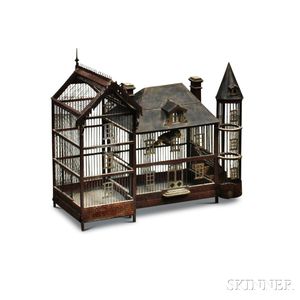 Victorian House-form Birdcage