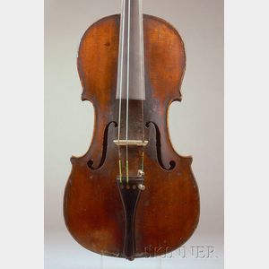 French Violin, Possibly Nicolas Workshop, c. 1820