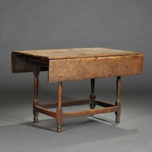 Maple and Pine Drop-leaf Table