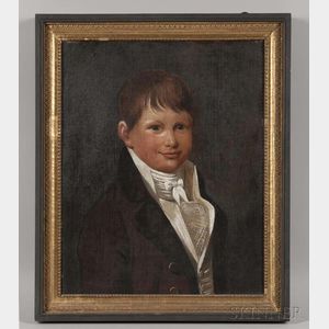 Attributed to Charles Delin (Holland, 1756-1818) Portrait of a Young Man