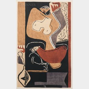 Le Corbusier (French/Swiss, 1887-1965) Femme à la main levée