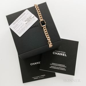 Chanel 18kt Gold "Premiere" H3256 Wristwatch with Box and Certificate Card