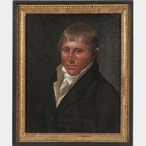Attributed to Charles Delin (Holland, 1756-1818) Portrait of a Gentleman