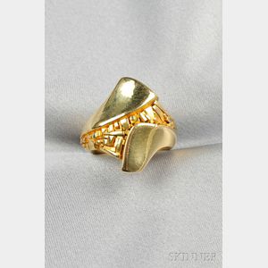 18kt Gold "Fragment" Ring, John Paul Miller