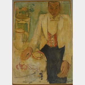 Margarett Sargent (American, 1892-1978) Portrait of a Man.