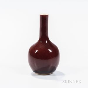 Miniature Sang-de-Boeuf Bottle Vase