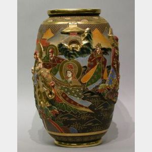 Japanese Satsuma Vase.