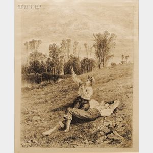 Albert Fitch Bellows (American, 1829-1883) Lot of Twelve Landscape Views.