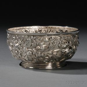 Jenkins & Jenkins Sterling Silver Repousse-decorated Bowl