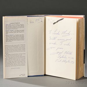 Heller, Joseph (1923-1999) Catch 22 , Book Club Edition, Inscribed.