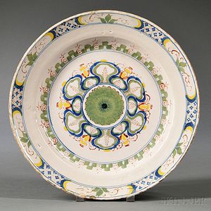 Polychrome Tin-glazed Earthenware Charger