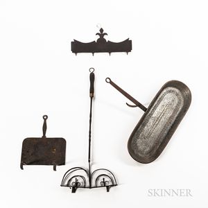 Group of Iron and Copper Cooking Items