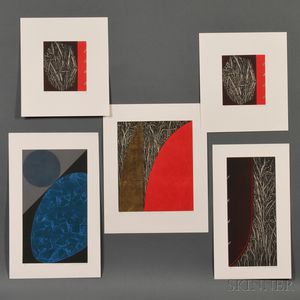 Katsunori Hamanishi (b. 1949),Five Color Etchings