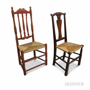 Bannister-back and a Queen Anne Maple Side Chair. 